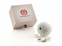 CanadianCat Katzen-Spielzeug Filzball mit Dufttasche