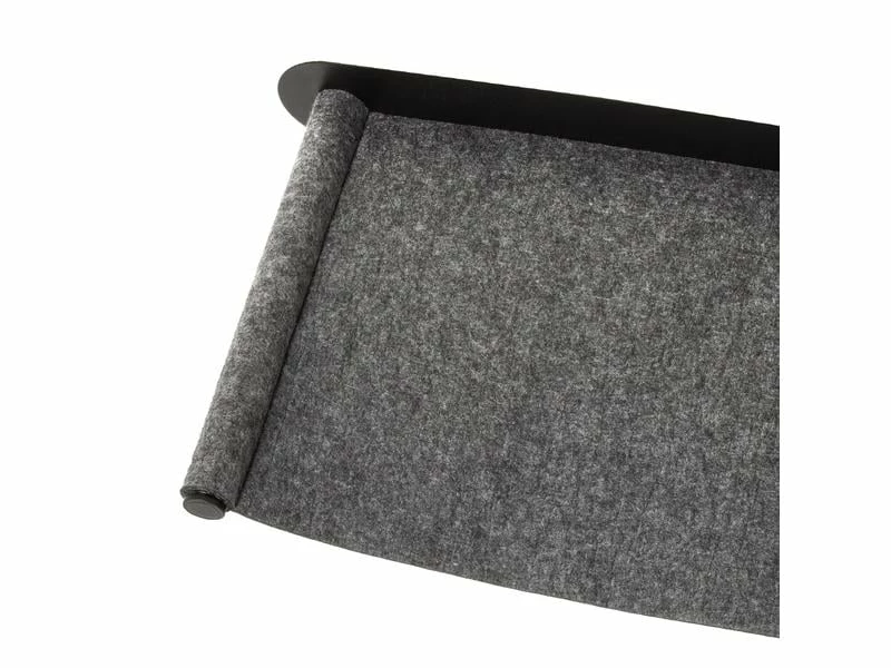 CanadianCat Katzenbett Filz-Hängematte mit Wandmontage Anthrazit – Bild 5