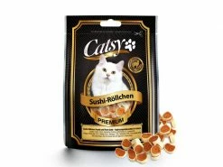 Catsy Katzen-Snack Sushi-Röllchen Poulet & Fisch, 50 g
