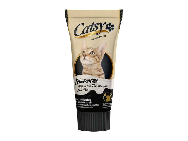 Catsy Katzen-Snack Lebercrème Premium, 75 g