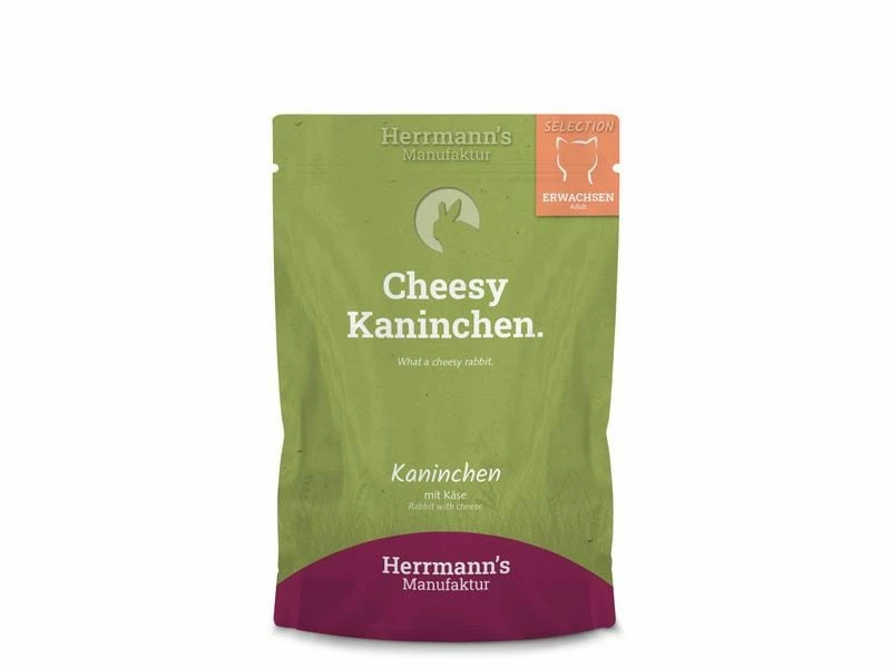 Herrmann's Nassfutter Kaninchen und Käse