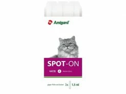 Amigard Anti-Parasit-Tropfen Spot-on Katze, 3 x 1.5 ml