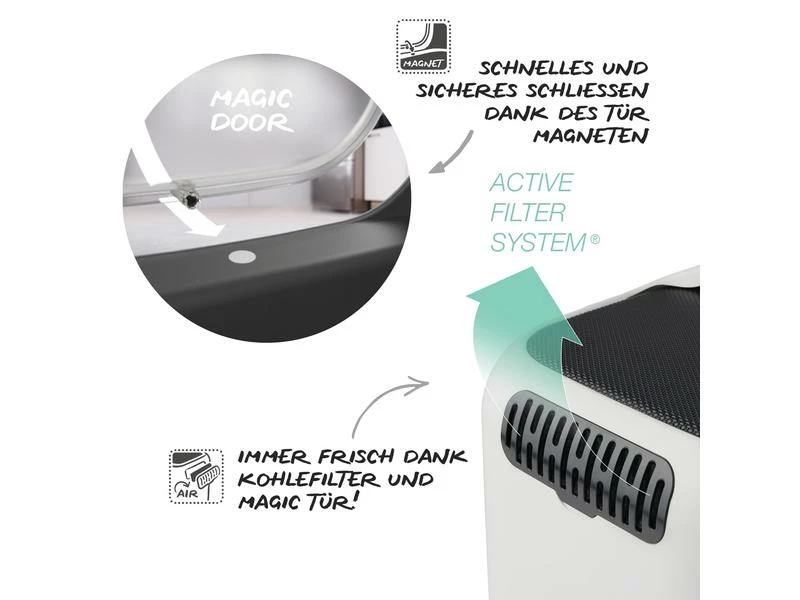 Rotho Katzentoilette Biala, Mistletoe grün – Bild 7