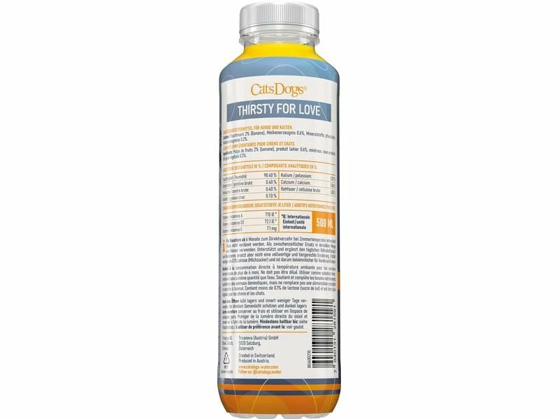 CatsDogs Vitamin Pet Water 6 x 500 ml – Bild 3