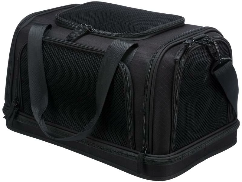 Trixie Tiertransport-Tasche Airline Plane, 28 x 25 x 44 cm, Schwarz