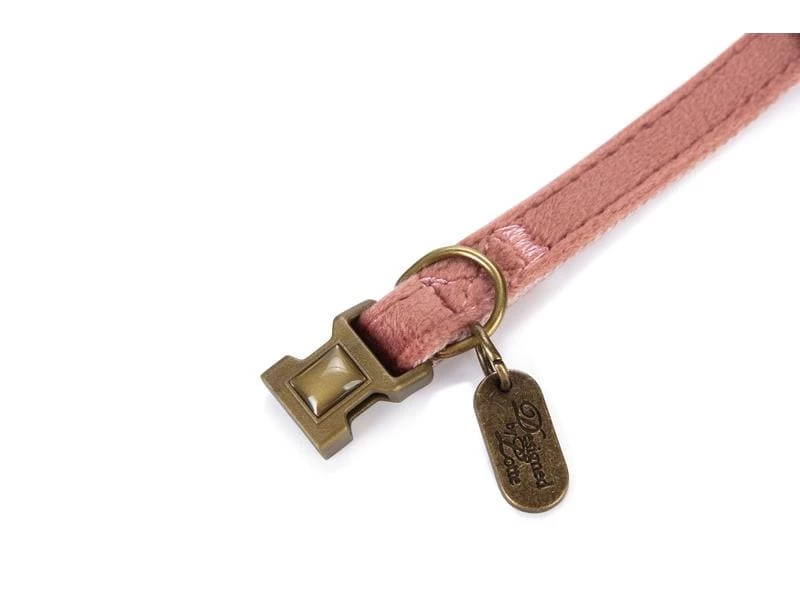 Designed by Lotte Katzenhalsband Velura Rosa – Bild 2