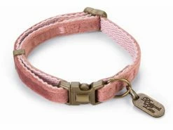Designed by Lotte Katzenhalsband Velura Rosa