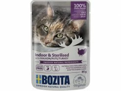 Bozita Nassfutter Pouch Häppchen in Gelée, Pute, 85 g