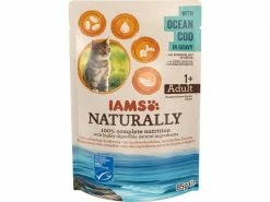 Iams Nassfutter Naturally Adult Seekabeljau 85g in Sauce