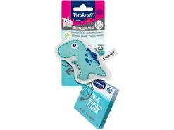 Vitakraft Katzen-Spielzeug Dino mit Catnip, Türkis