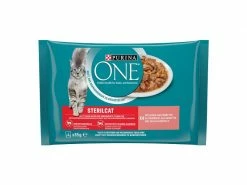 Purina ONE Nassfutter Sterilcat Lachs, 4 x 85 g