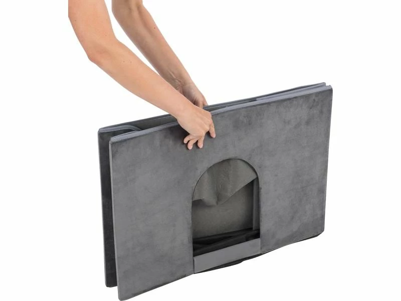 Trixie Katzenmöbel Höhle Harvey mit Treppe, Grau – Bild 6
