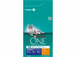 Purina ONE Trockenfutter Senior Huhn & Vollkorn, 1.5 kg