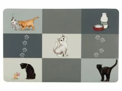 Trixie Napfunterlage Patchwork Cat