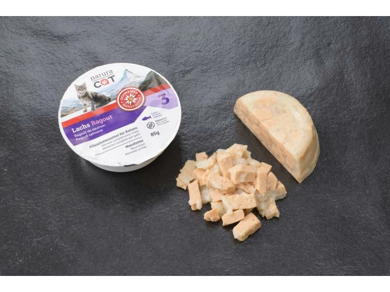 NaturaCat Nassfutter Lachs Ragout, 4 x 85g – Bild 2