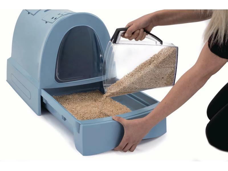 Imac Katzentoilette Zuma Blau – Bild 3