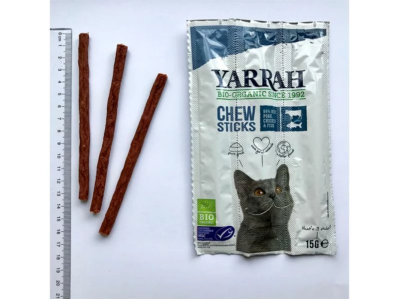Yarrah Katzen-Kauartikel Chew Sticks 5 x 15 g – Bild 3
