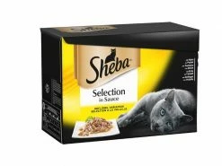 Sheba Nassfutter Sélection in Sauce Geflügel Variation 12 x 85 g