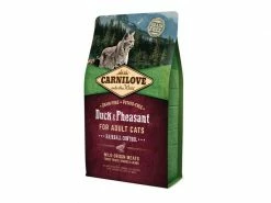 Carnilove Trockenfutter Cat Adult Hairball Control Ente & Fasan, 2 kg