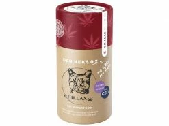CHILLAX Katzen-Nahrungsergänzung CBD-Keks Katzenminze - 0.2 mg
