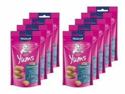 Vitakraft Katzen-Snack Cat Yums® Lachs & Omega 3, 9 x 40 g