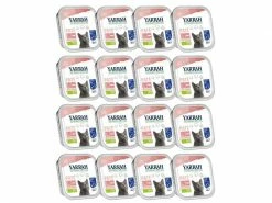 Yarrah Bio-Nassfutter Paté mit Lachs, 16 x 100 g