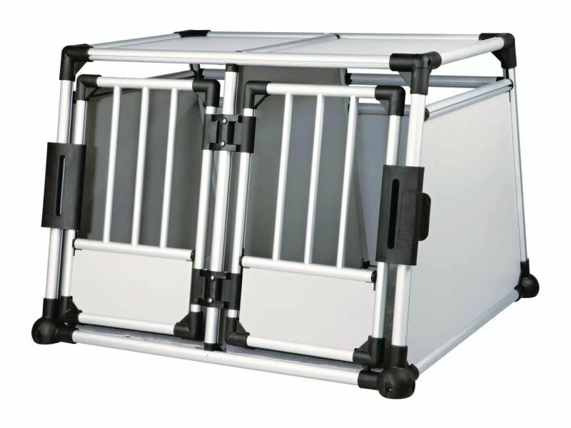 Trixie Transportbox Doppelbox Aluminium