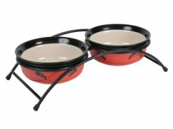 Trixie Napf-Set Eat on Feet 2 x 0.3 l / ø 12 cm