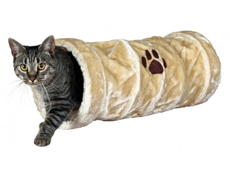 Trixie Katzen-Spielzeug Tunnel, beige